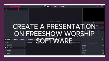 Create A Presentation Scene on FreeShow Worship Software