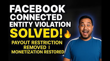 Facebook Connected Entity Violation Solved! 🔥Payout Restriction Removed | Monetization Restored 💰✨