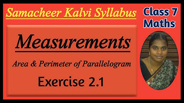 Area and Perimeter of Parallelogram
