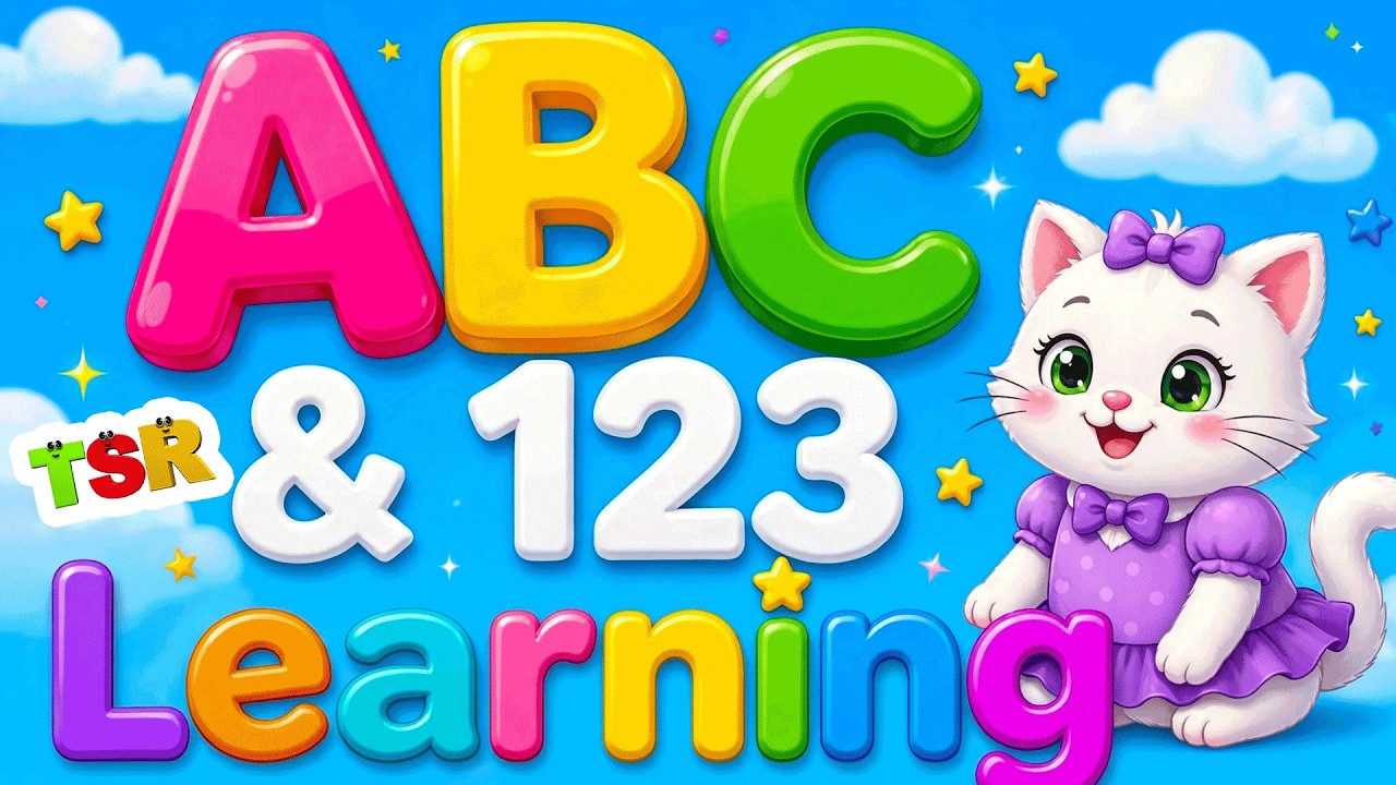 Preschool Learning activities for 3 year olds at home | Learn ABC Phonics Shapes Numbers Colors 🌈