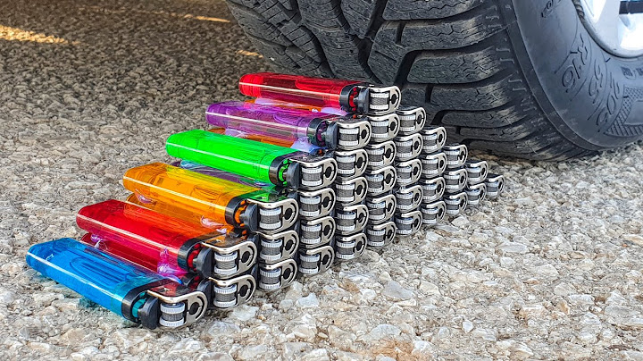 Experiment Car vs Lighters vs Water Balloons vs Coca Cola | Crushing Crunchy & Soft Things by Car