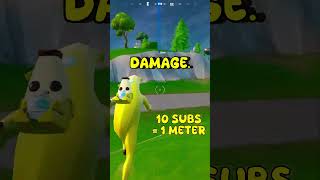 Peely Run: 1 meter in Fortnite as a Banana for every 10 subs - Day 22