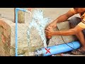 Amazing  Idea to fix PVC pipe low pressure most people don&#39;t know #PVC #free energy #diy