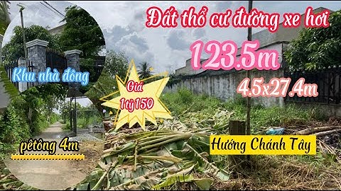 ❤️ Đất Cần Giuộc Giá Rẻ. Bán 123.5m thổ cư mặt tiền đường giá kinh doanh cho nhà đầu tư