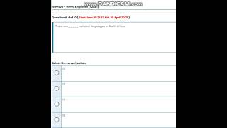 ENG506 - World Englishes (Quiz 1)