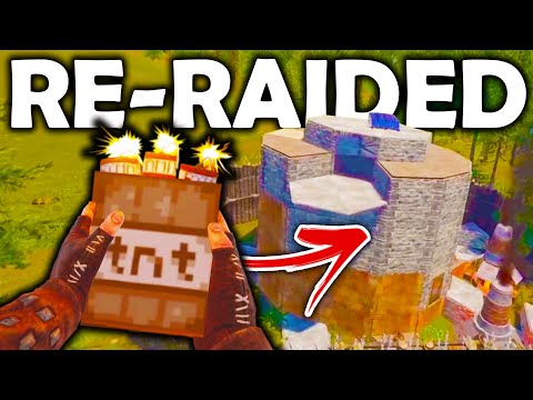 I Raided and Rebuilt my solo dream base back! - Rust