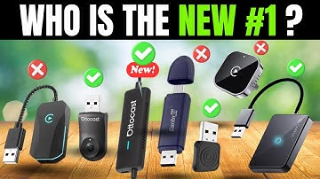 ✅ 7 Best Wireless Apple CarPlay & Android Auto Adapters [2025]🚗 Which Dongle to Buy for No Lag?