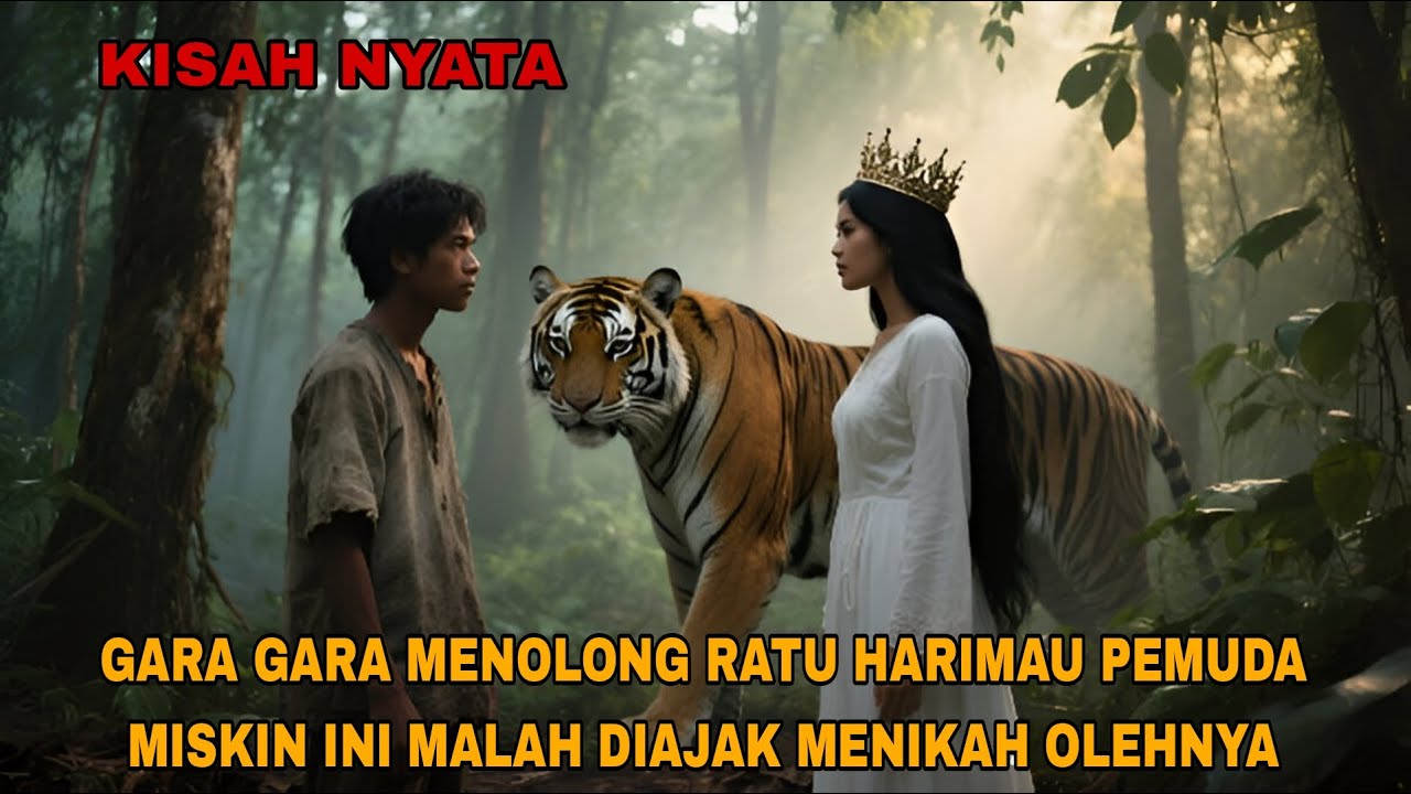 KISAH VIRAL!!TAK SENGAJA MENOLONG RATU HARIMAU PRIA MISKIN HIDUPNYA BERUBAH SETELAH DIAJAK MENIKAH