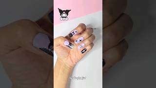 Diy Kuromi Paper Nails