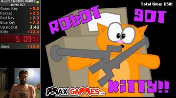 Robot Wants Kitty - In game Time former record 1:58