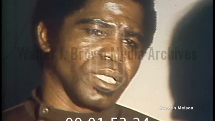 James Brown Interview Following Augusta Riots (May 13, 1970)