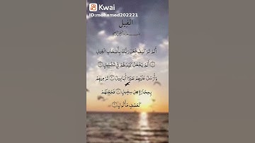 سورة الفيل بصوت السديس