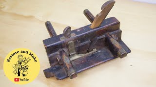 1800's Antique Plane Restoration  ASMR Version of this Beautiful Vintage Tool being Restored