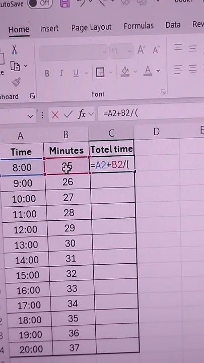 How to calculate time in excel #excel - YouTube