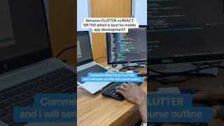 Between REACT NATIVE and FLUTTER, which one is better for mobile app development. #tech
