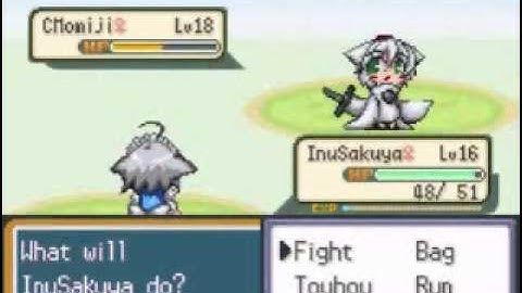 Touhoumon merry version Battle VS Rival 3