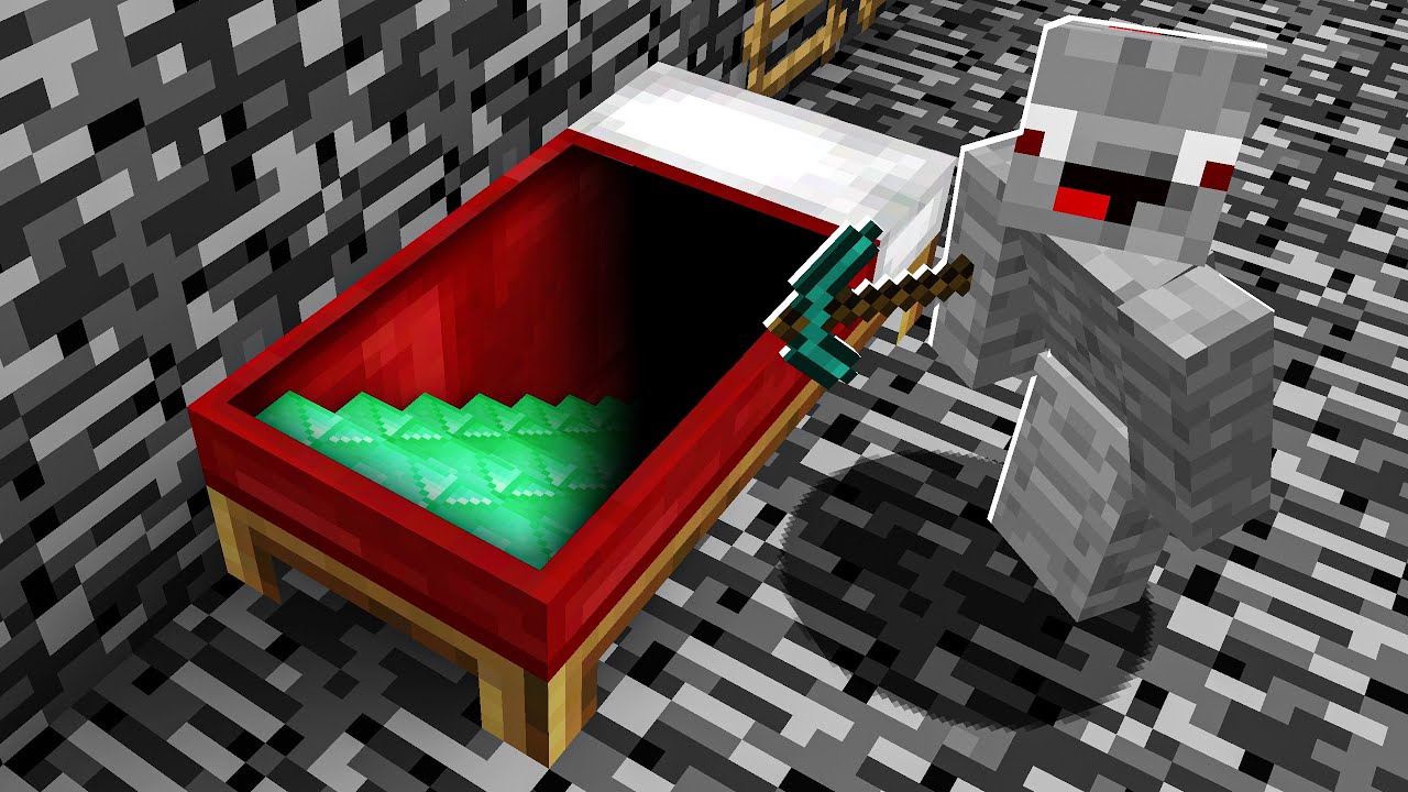 geheime OP Emerald Treppe in Minecraft LUCKY BLOCK BEDWARS
