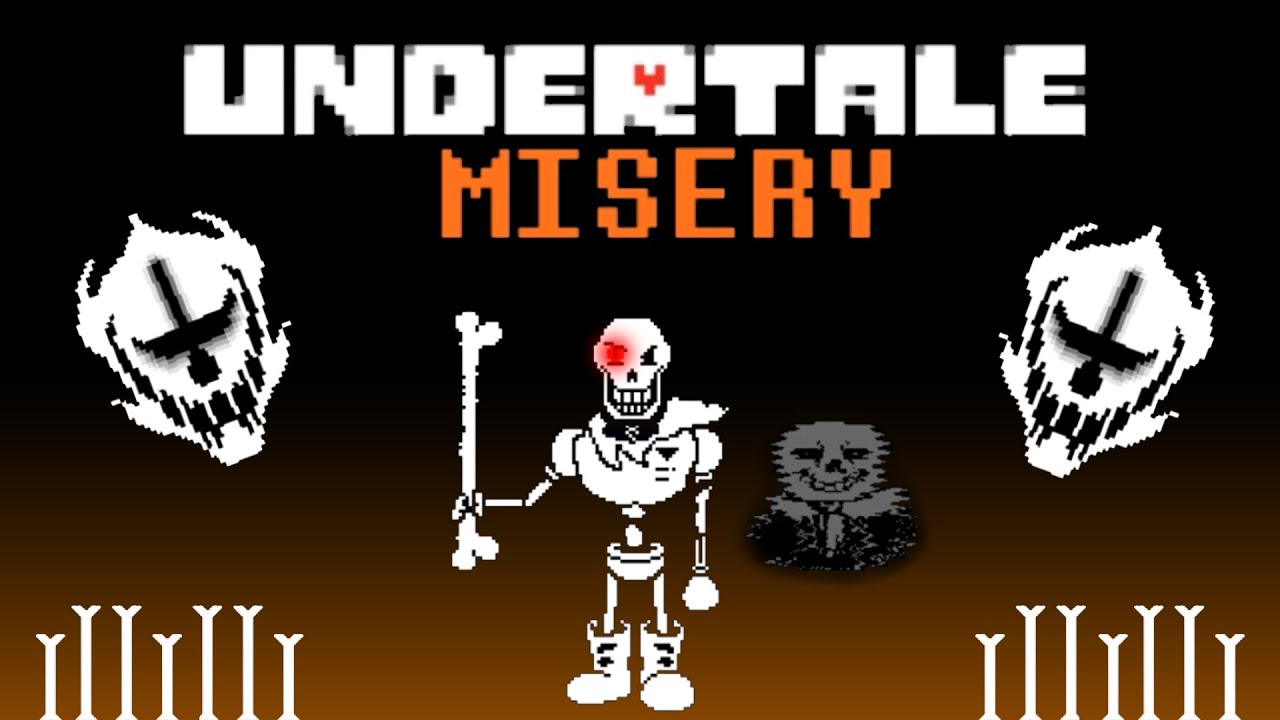 Undertale Misery Papyrus Battle! (Undertale Fangame) YouTube