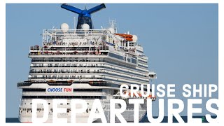 4 Cruise Ship Departures from Port Canaveral!