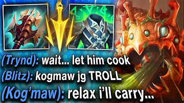 They Flamed My Tank Kog’Maw Jungle… BIG Mistake