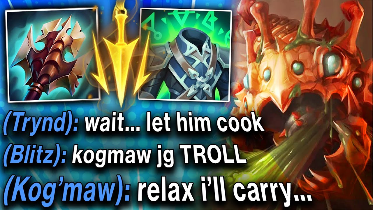 They Flamed My Tank Kog’Maw Jungle… BIG Mistake