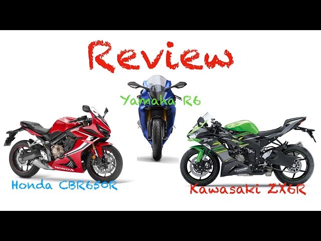 Honda Cbr650r Kawazaki Zx6r Vs Yamaha