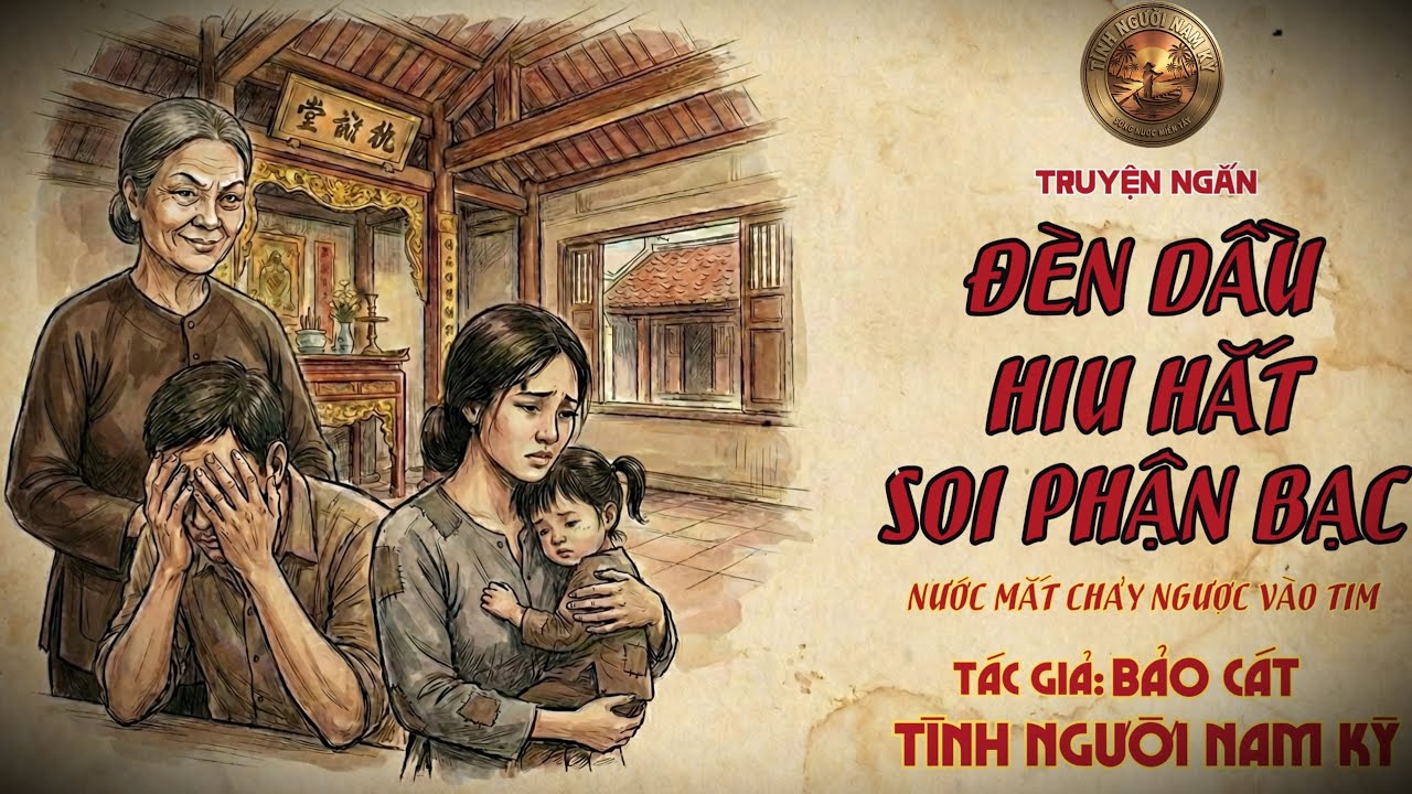 Truyện Nam Kỳ Xưa | ĐÈN DẦU HIU HẮT SOI PHẬN BẠC | Nghe Chuyện Xưa Cho Dễ Ngủ