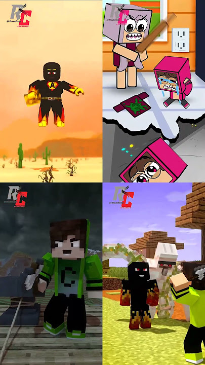 Which do you like from the four combined short videos? #shorts