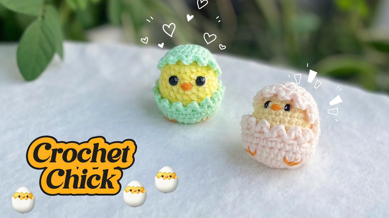 How To Crochet Cute Chick | Crochet Easter gift ideas #crochetanywhere