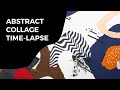 Abstract collage time lapse