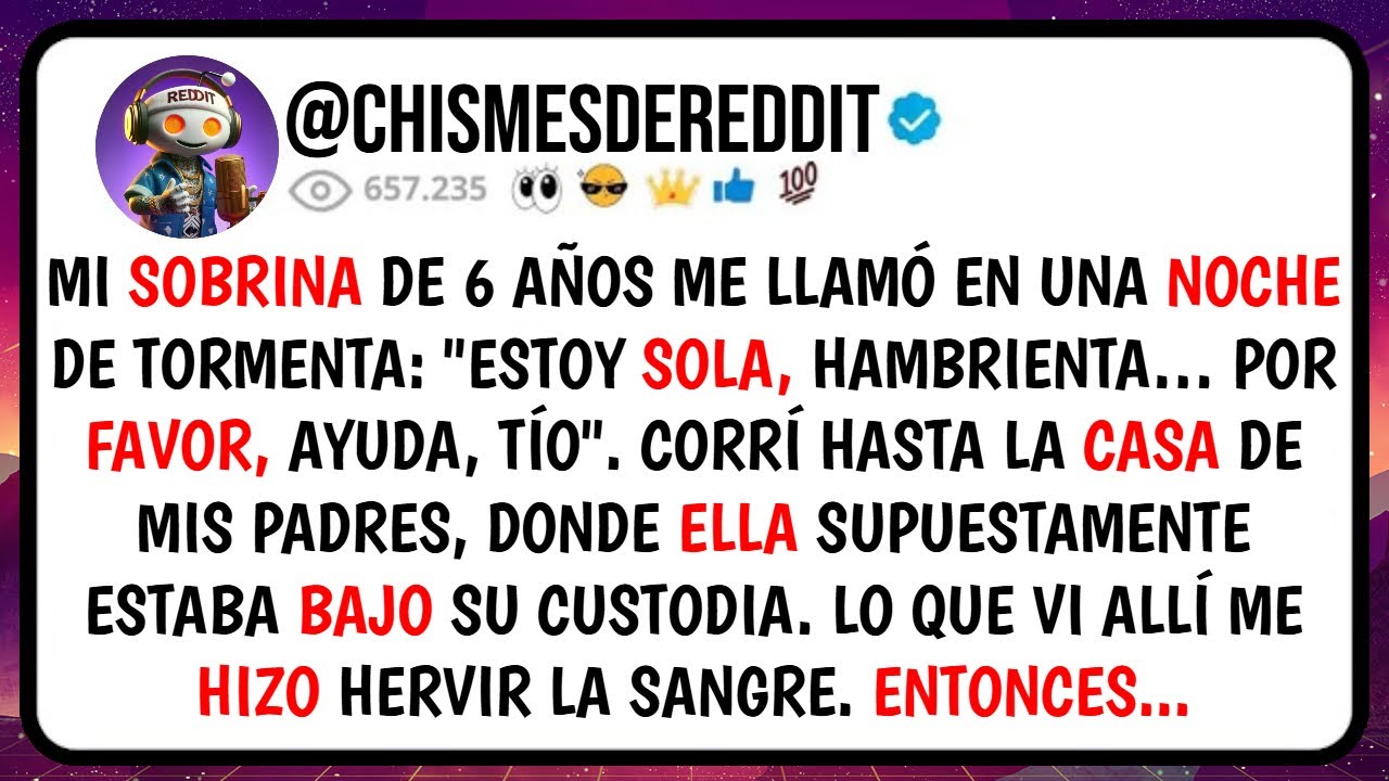 Mi SOBRINA de 6 Años me LLAMÓ en una Noche de Tormenta: 