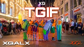 [DANCE IN PUBLIC | ONE TAKE] XG (엑스지) - TGIF Dance Cover by HEYDAY x FLAZYY | 4K