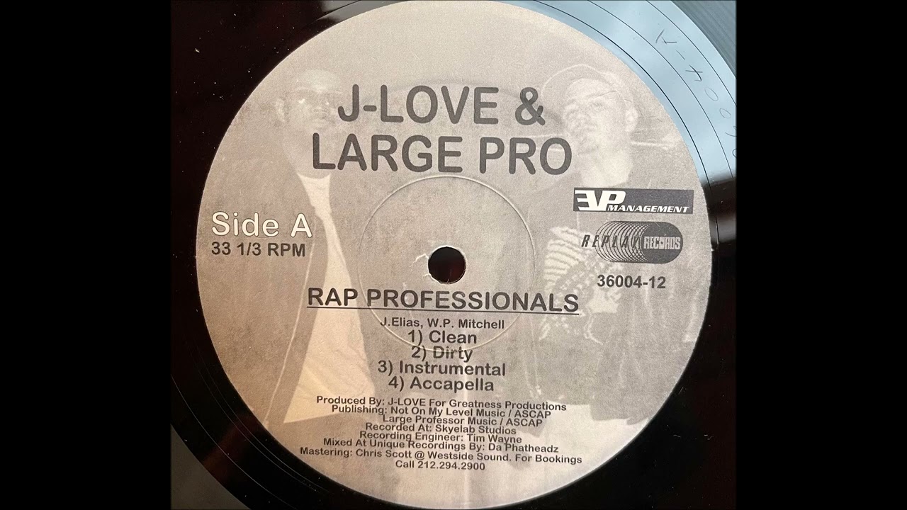 J-Love & Large Pro - Rap Professionals - YouTube