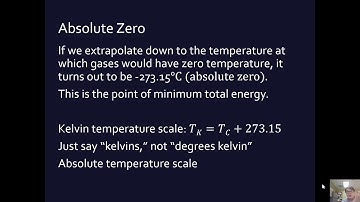 17.3 Gas Thermometers and the Kelvin Scale