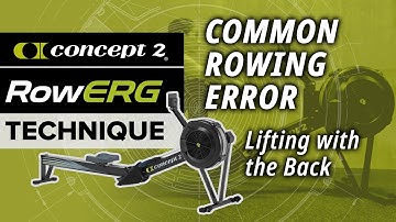 Common Rowing Error: Lifting with the Back