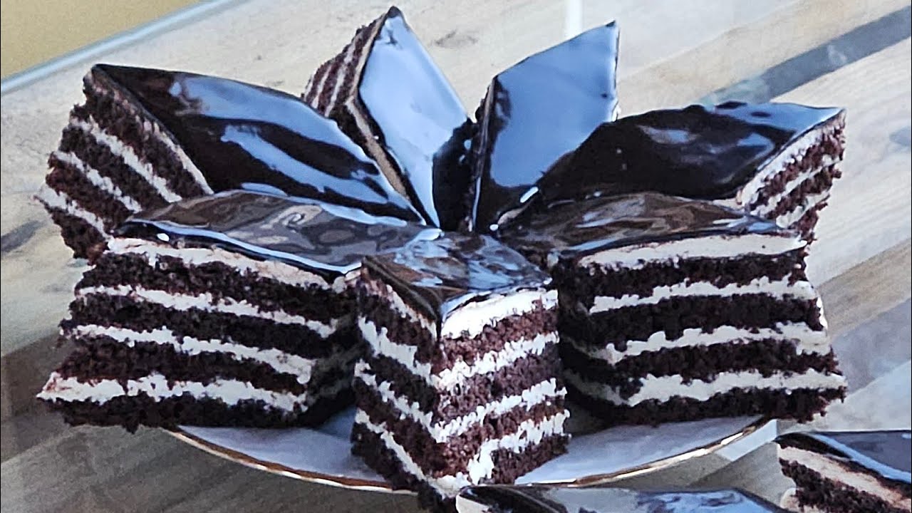 HOROVEL/ Нежный торт /Глазурь с бесконечным блеском(сметана+какао)/Просто/Быстро /Новинка 