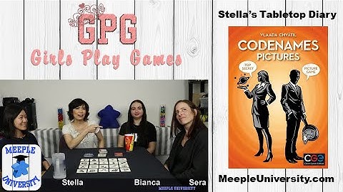 Codenames Pictures Board Game Playthrough– Girls Play Games (2 vs 2 - so much responsibility :O)