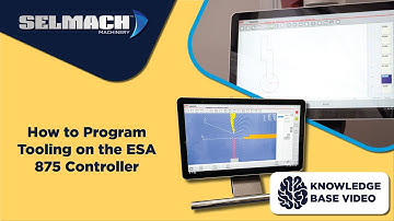 How to program tooling on the ESA 875 Controller