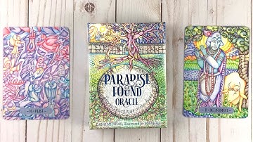 Paradise Found Oracle Cards | Secret Teachings of the Ages | Oracle Deck Flip Through, Walkthrough