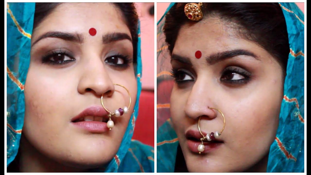 Indian Makeup Series Rajasthani Makeup YouTube