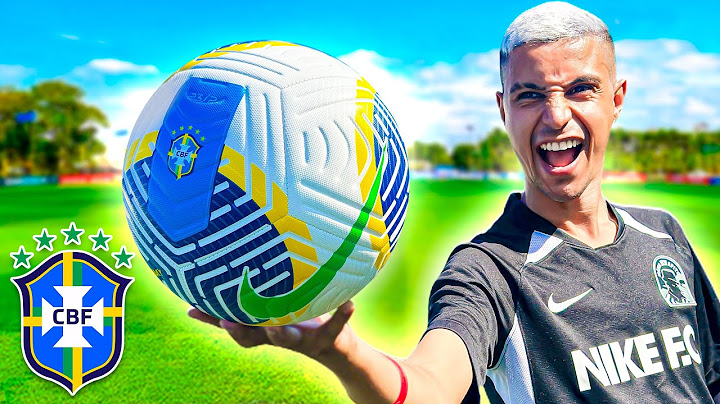 TESTEI A INCRÍVEL BOLA DO BRASILEIRÃO!