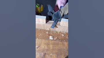 Tenon Clean Up #woodworkingtips