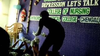 Oh man, Save farmer... Mime show in chengalpatu college of nursing.