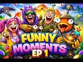 EP.1 FORTNITE FUNNY MOMENTS 😂 Squad Mais Caótico de Sempre!