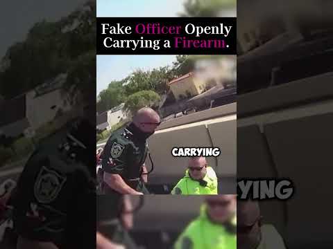 Fake Officer Openly Carrying a Gun. #police #bodycam#lawcamclips