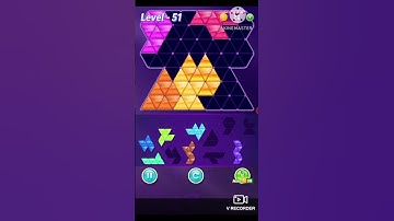 Block triangle puzzle challenger level 51