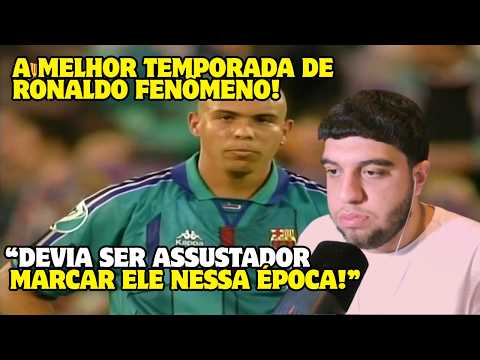 RONALDO FENÔMENO 1996/97 👑 O MELHOR PRIME DA HISTÓRIA DO FUTEBOL! REACT AJCOMPSHD