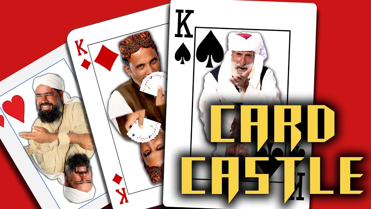 Tribal People Try To Make Card Castle For The First Time