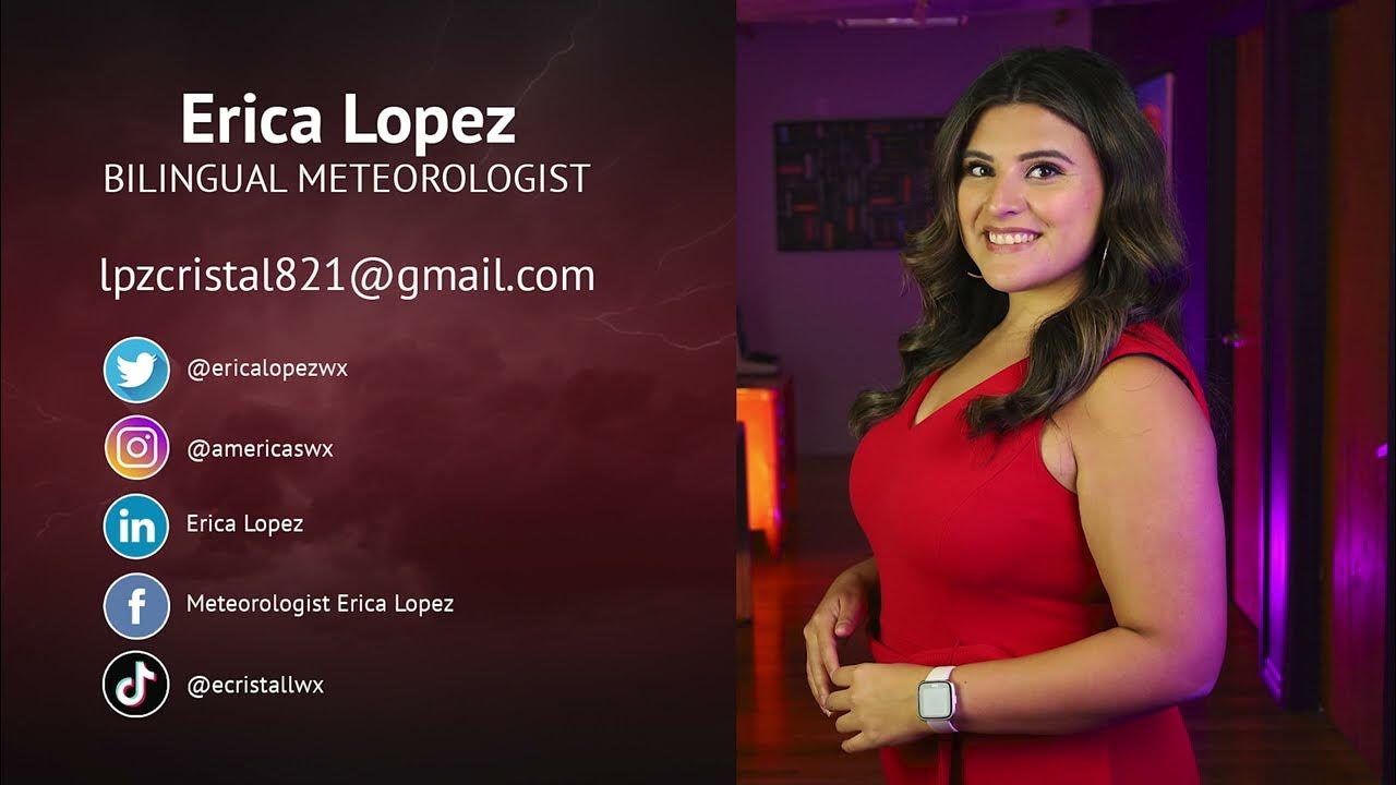 Meteorologist Erica Lopez English Reel 2023 - YouTube