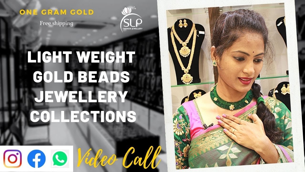 Light weight Gold Beads Jewellery collections | SLP Fashion Jewellery | Hyderabad